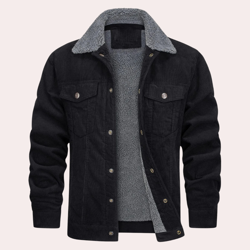 Heren Jas Winter Lange Mouwen Met Cutaway Kraag Modern Stijl 3