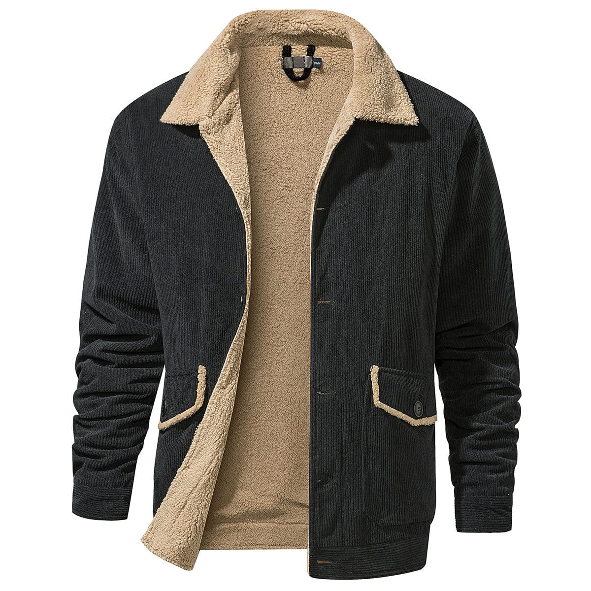 Heren Jas Winter Weerbestendig Polyester met Fleece Voering 1