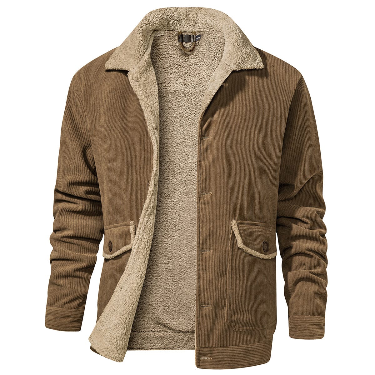 Heren Jas Winter Weerbestendig Polyester met Fleece Voering 2