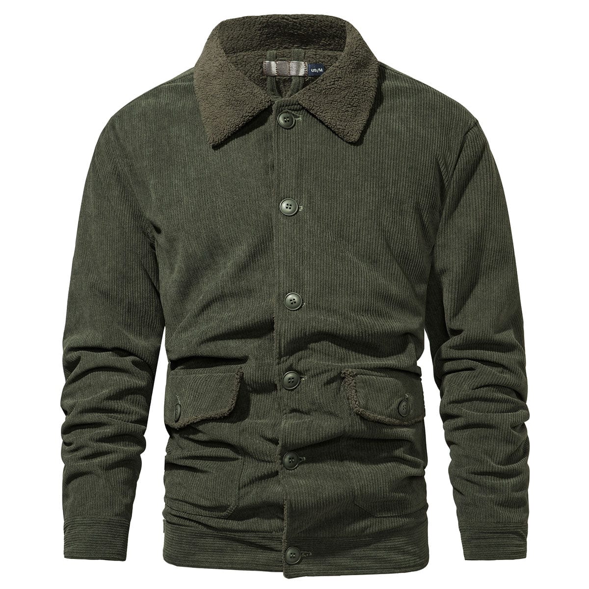 Heren Jas Winter Weerbestendig Polyester met Fleece Voering 5