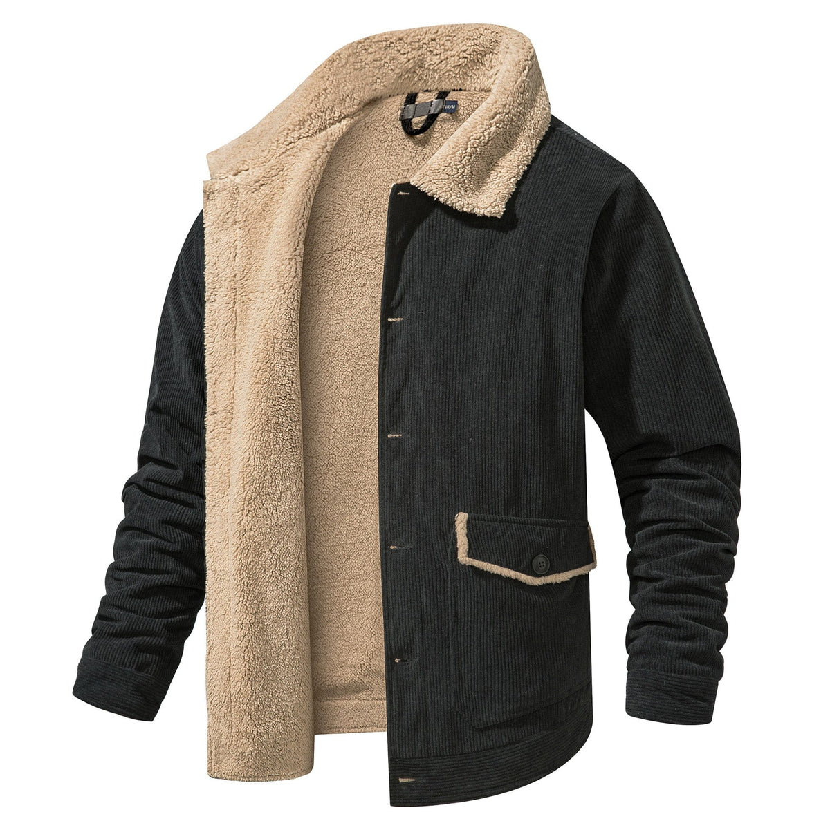 Heren Jas Winter Weerbestendig Polyester met Fleece Voering 6