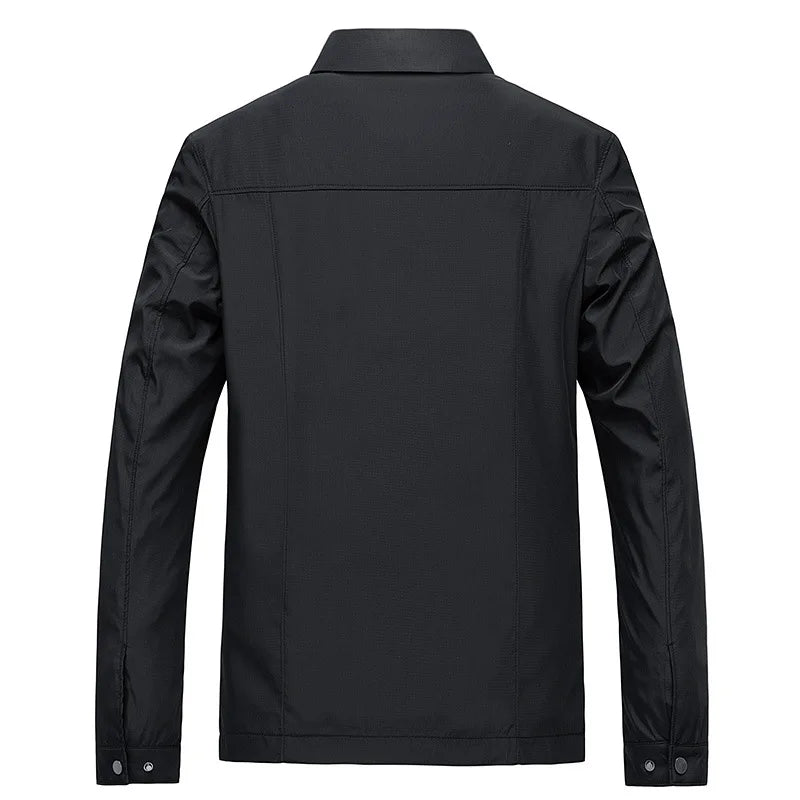 Heren Jas Winter Zakelijk Geïnspireerd Katoen-Polyester 2
