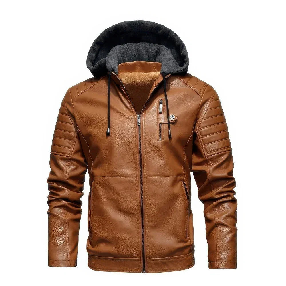 Heren Jas Winter met Capuchon Casual Stijl 1