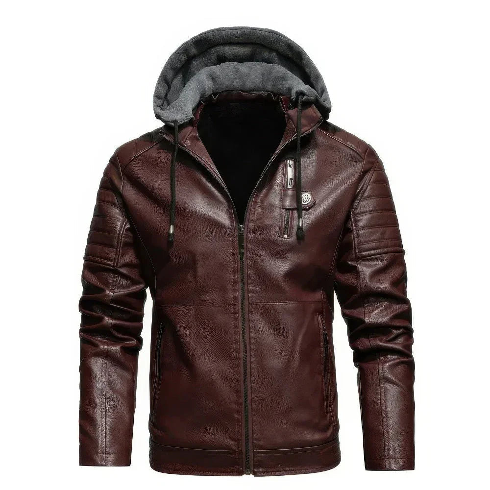 Heren Jas Winter met Capuchon Casual Stijl 2