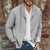 Heren Jasje Casual Lichte Linnen Look Ademend Comfort 2