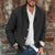 Heren Jasje Casual Lichte Linnen Look Ademend Comfort 4