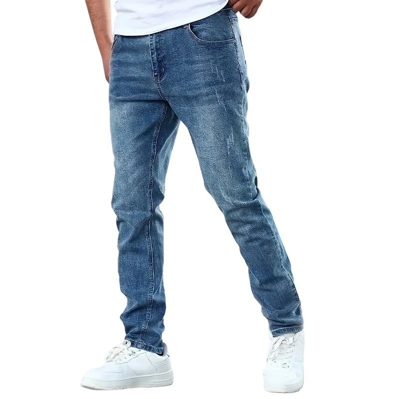 Heren Jeans Casual Rechte Pijpen voor Comfortabele Stijl 0