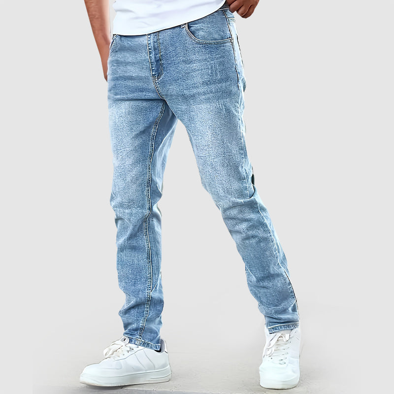Heren Jeans Casual Rechte Pijpen voor Comfortabele Stijl 1