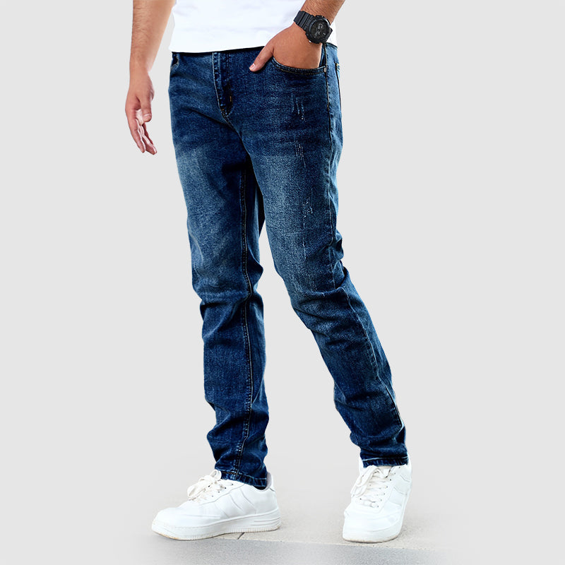 Heren Jeans Casual Rechte Pijpen voor Comfortabele Stijl 2