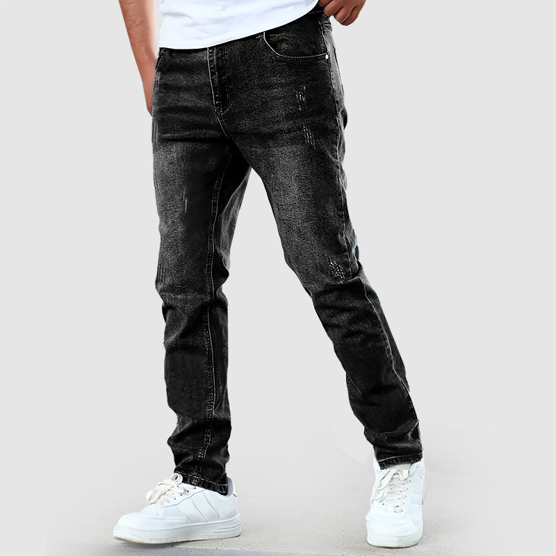 Heren Jeans Casual Rechte Pijpen voor Comfortabele Stijl 3