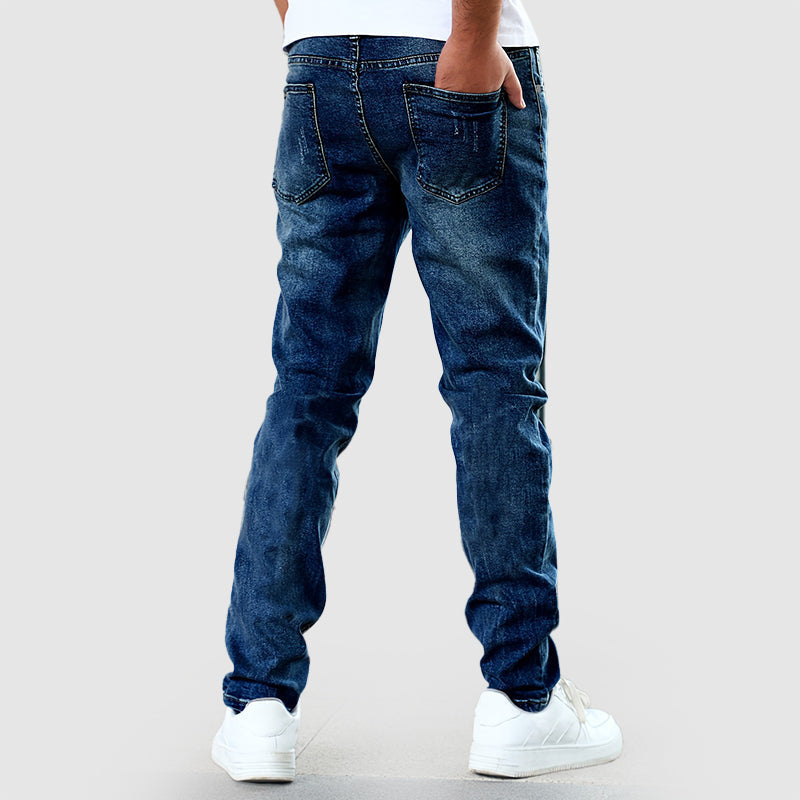 Heren Jeans Casual Rechte Pijpen voor Comfortabele Stijl 4