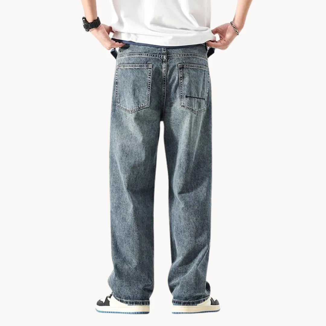 Heren Jeans Rechte Pijpen Casual Stijl 5