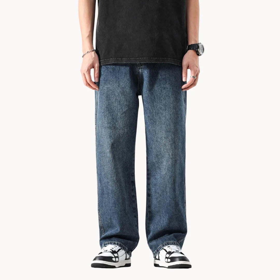Heren Jeans Rechte Pijpen Casual Stijl 6