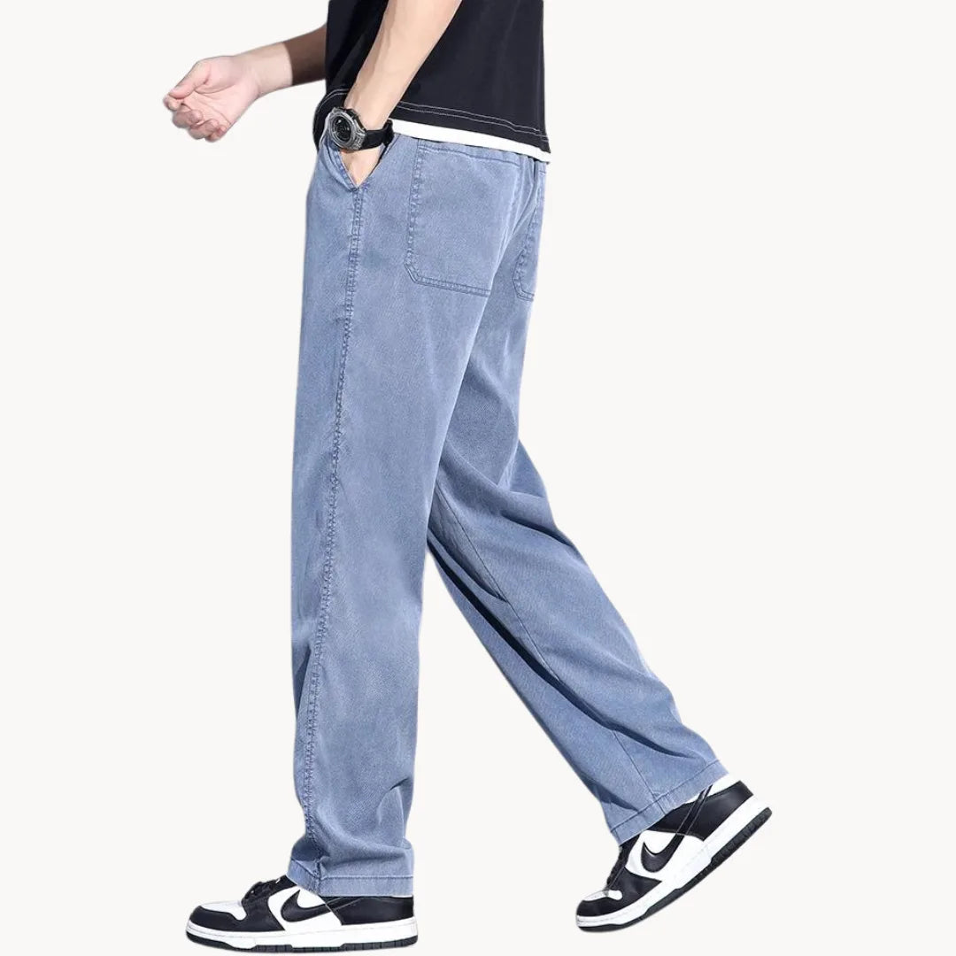 Heren Jeans Rechte Pijpen Casual Stijl 7