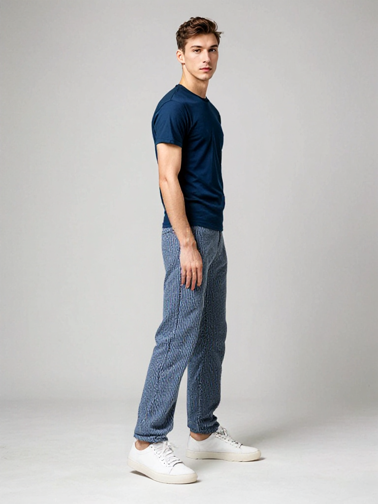 Heren Jogging Pantalon Corduroy Met Verstelbaar Trekkoord 1