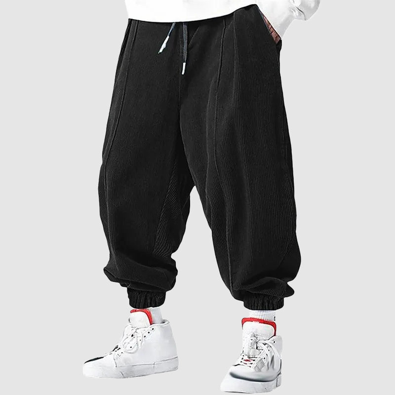 Heren Joggingbroek Corduroy met Elastische Manchetten 1