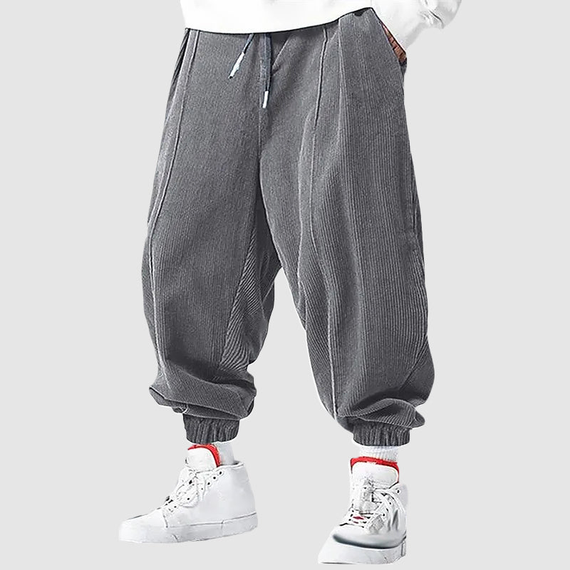 Heren Joggingbroek Corduroy met Elastische Manchetten 2