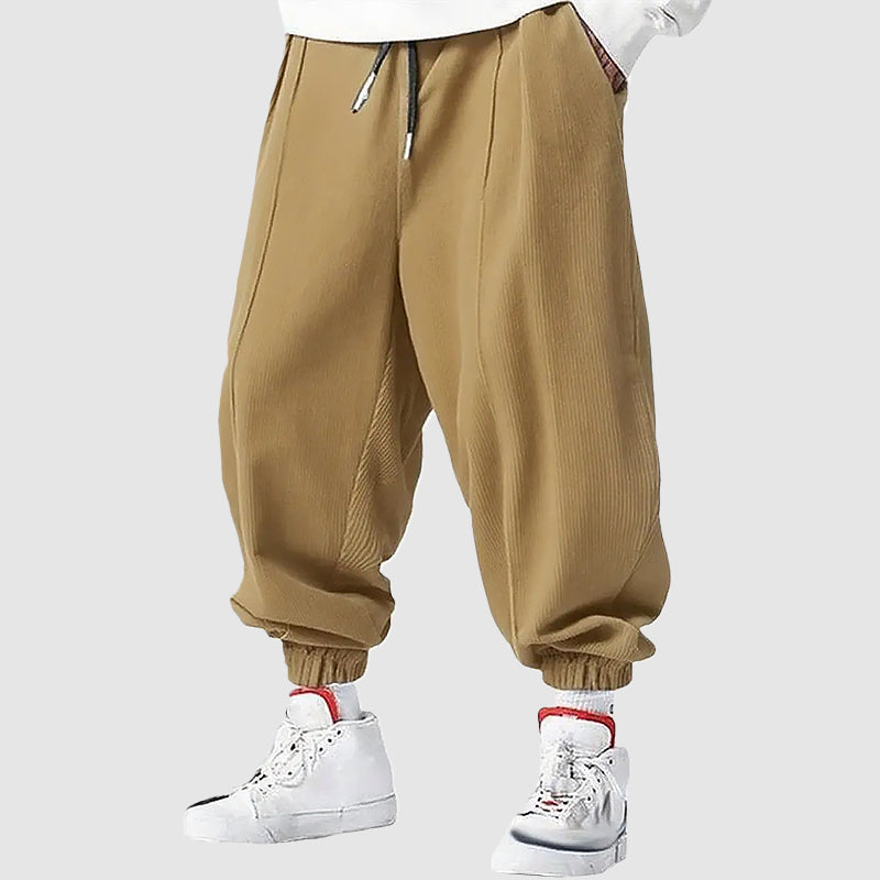 Heren Joggingbroek Corduroy met Elastische Manchetten 3