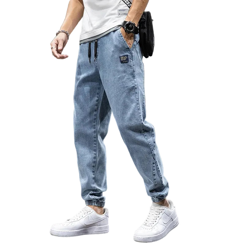 Heren Joggingbroek Denim Casual 0