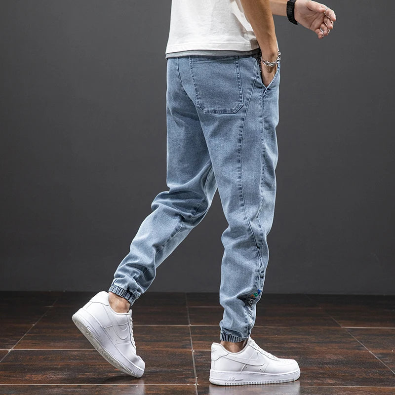 Heren Joggingbroek Denim Casual 1