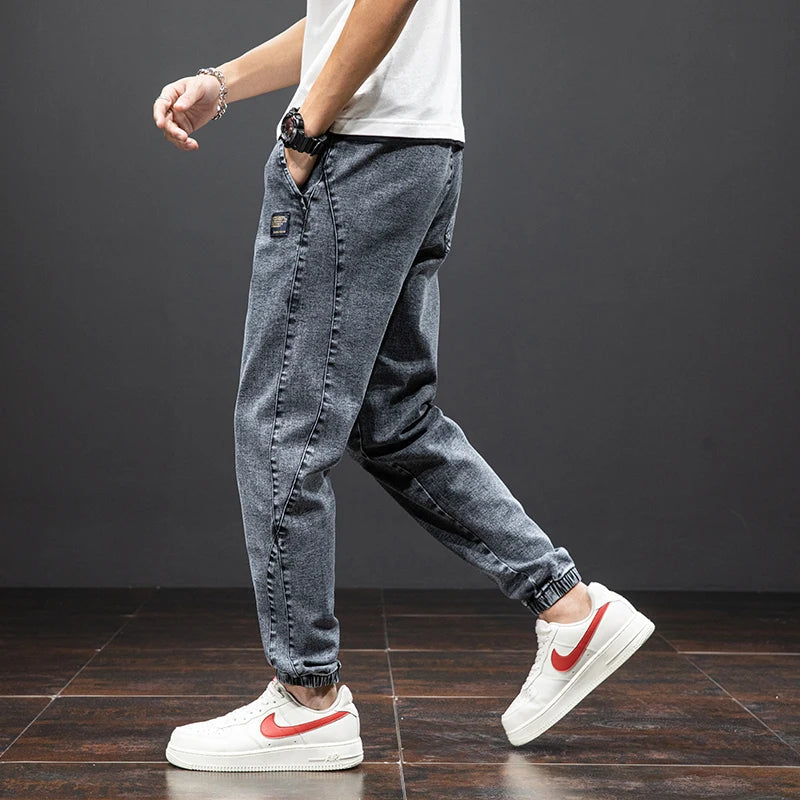 Heren Joggingbroek Denim Casual 5