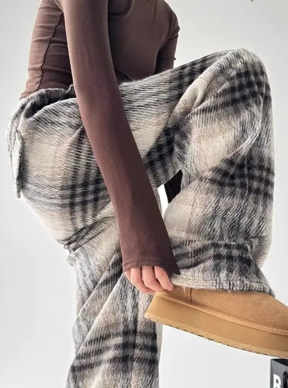 Heren Joggingbroek Geruit Casual 3