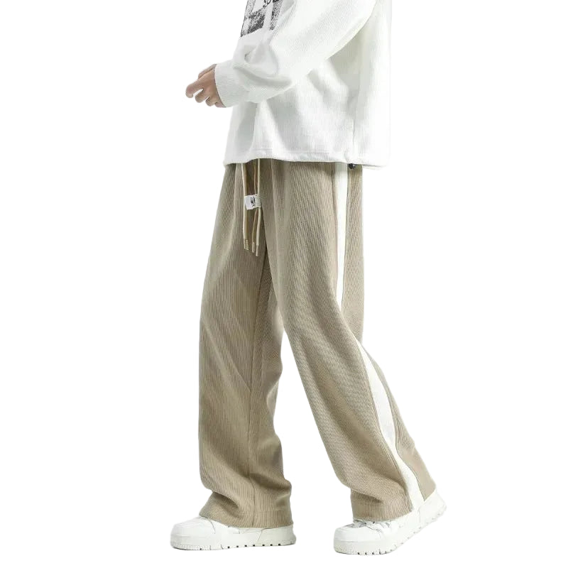 Heren Joggingbroek Met Wijde Pijpen 0