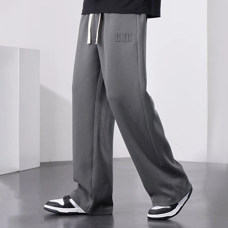 Heren Joggingbroek Met Wijde Pijpen 1