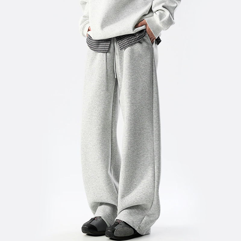 Heren Joggingbroek Met Wijde Pijpen 2