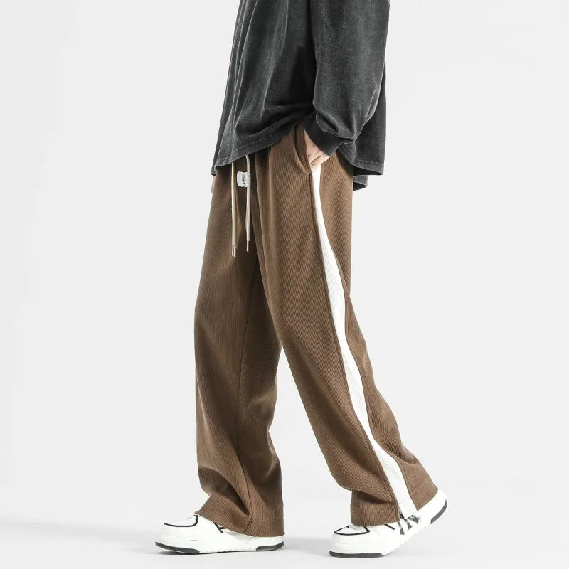 Heren Joggingbroek Met Wijde Pijpen 2