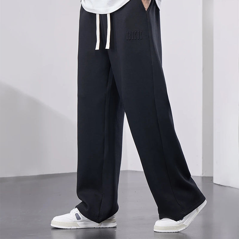 Heren Joggingbroek Met Wijde Pijpen 3