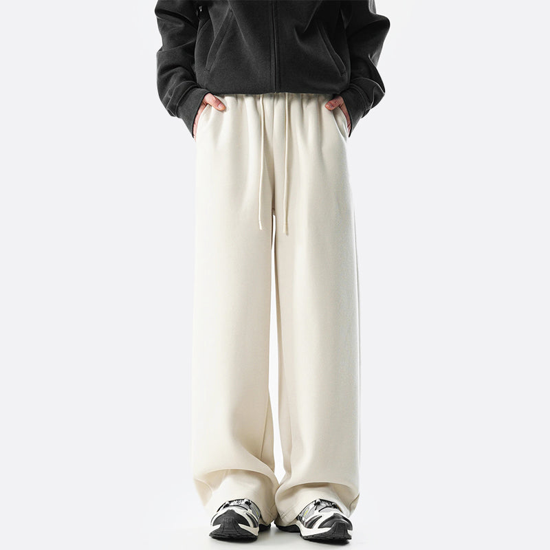 Heren Joggingbroek Met Wijde Pijpen 3