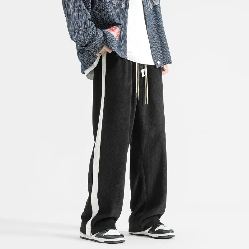 Heren Joggingbroek Met Wijde Pijpen 3