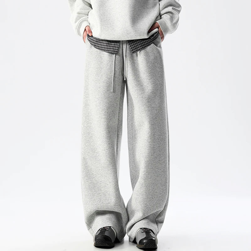 Heren Joggingbroek Met Wijde Pijpen 4