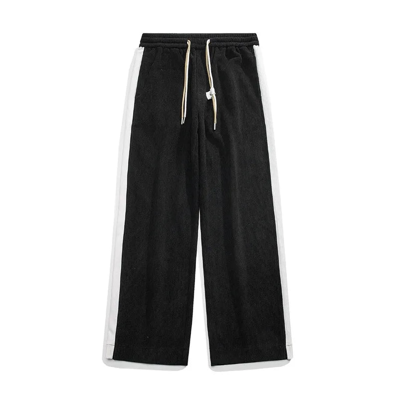 Heren Joggingbroek Met Wijde Pijpen 4