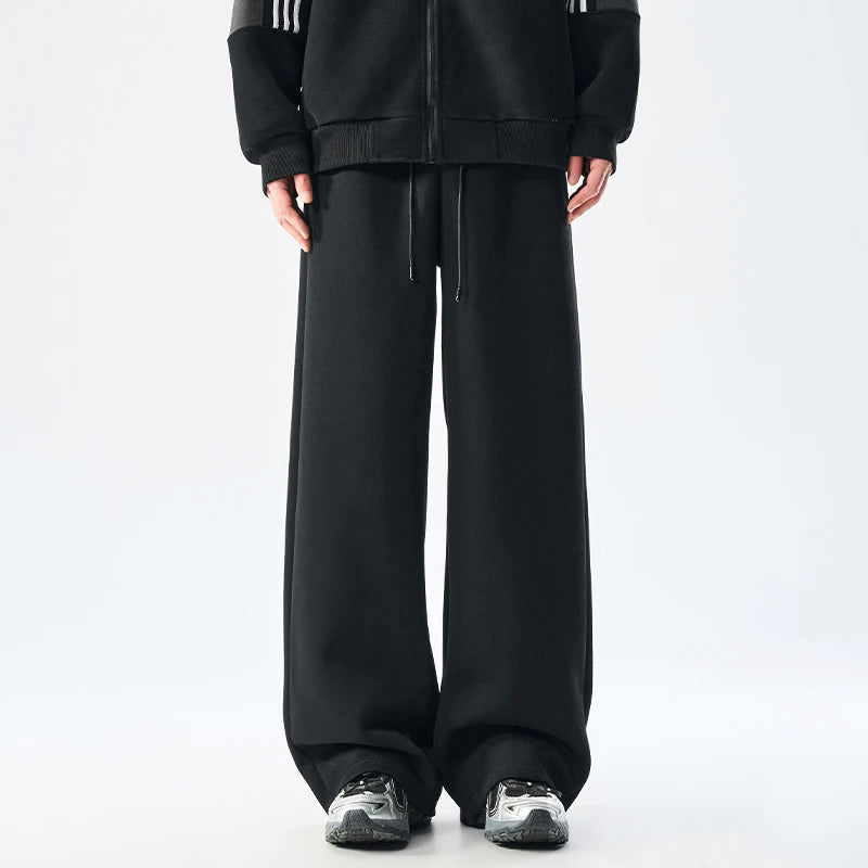 Heren Joggingbroek Met Wijde Pijpen 5