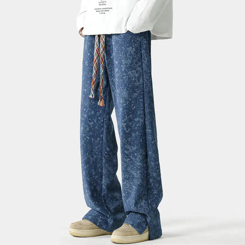 Heren Joggingbroek met Vintage Acid Wash 3