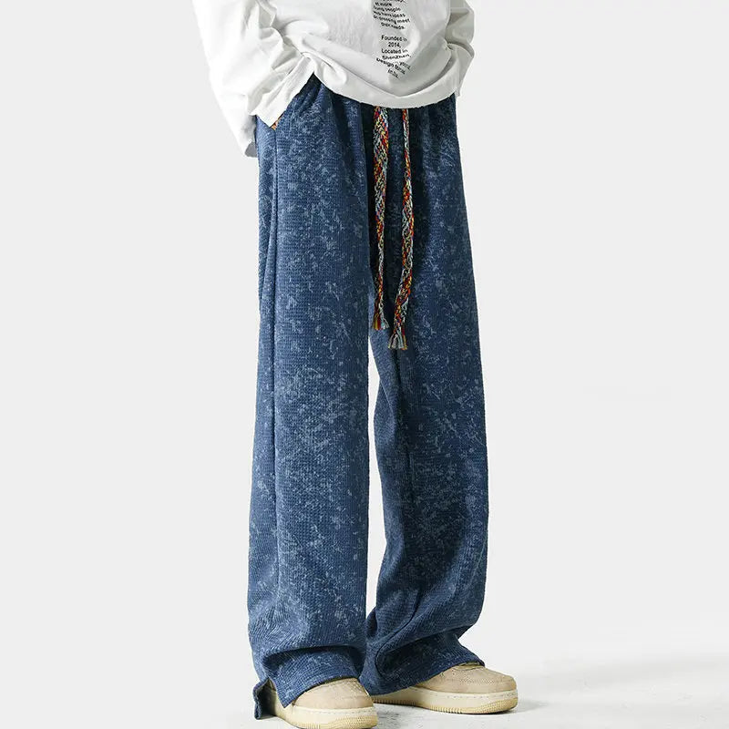 Heren Joggingbroek met Vintage Acid Wash 5
