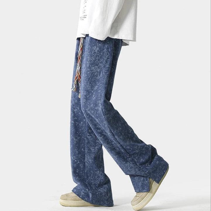 Heren Joggingbroek met Vintage Acid Wash 7