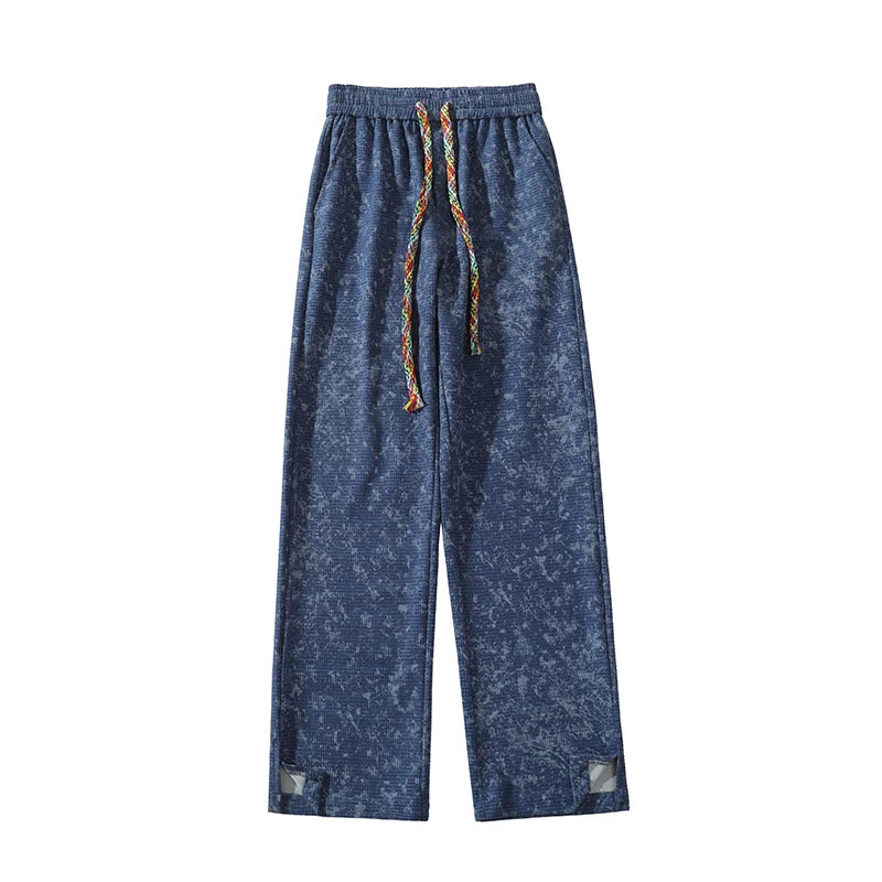 Heren Joggingbroek met Vintage Acid Wash 8