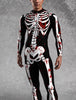 Heren Jumpsuit Skelet Halloween Cosplay Steampunk Stijl 3