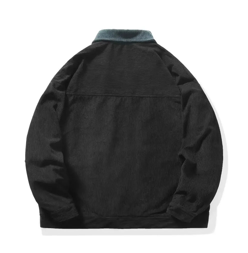 Heren Kleurblokjack Corduroy Casual Stijl 5