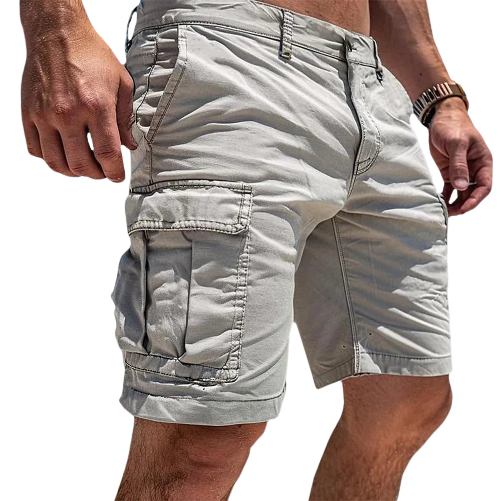 Heren Korte Broek Cargo Met Praktische Zakken 0