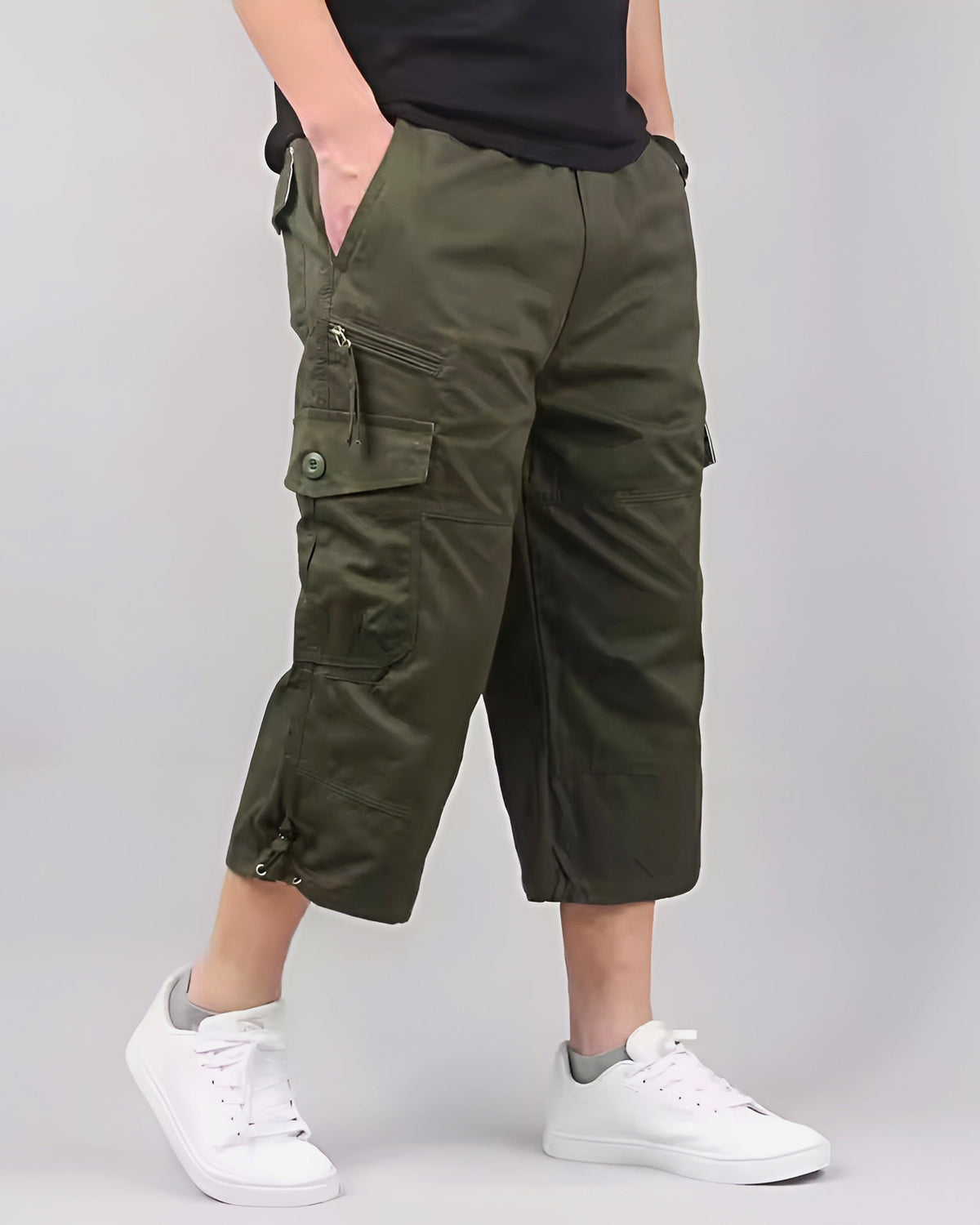 Heren Korte Broek Cargo Met Relaxte Pasvorm 3