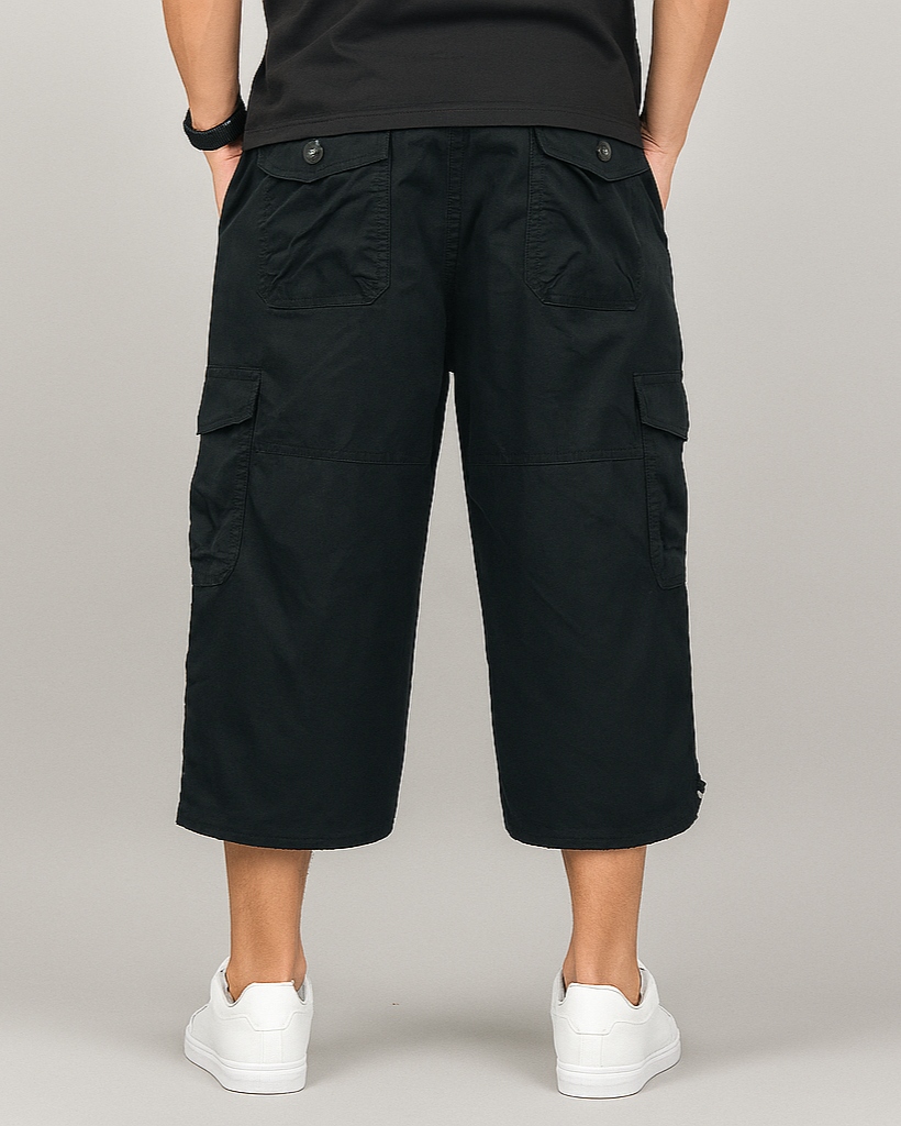 Heren Korte Broek Cargo Met Relaxte Pasvorm 5