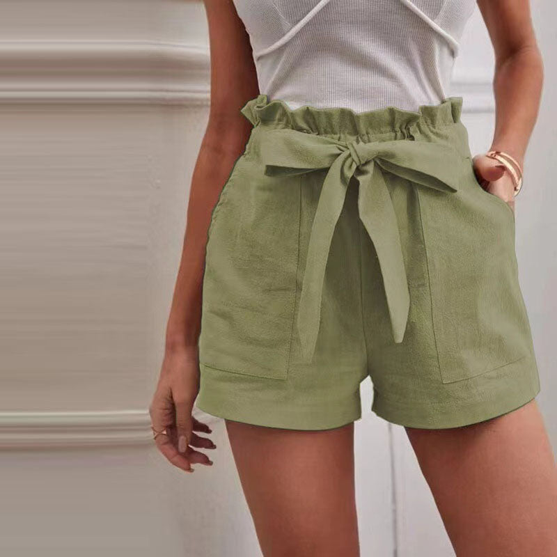 Heren Korte Broek Casual Effen Stijl met Verstelbaar Trekkoord 16