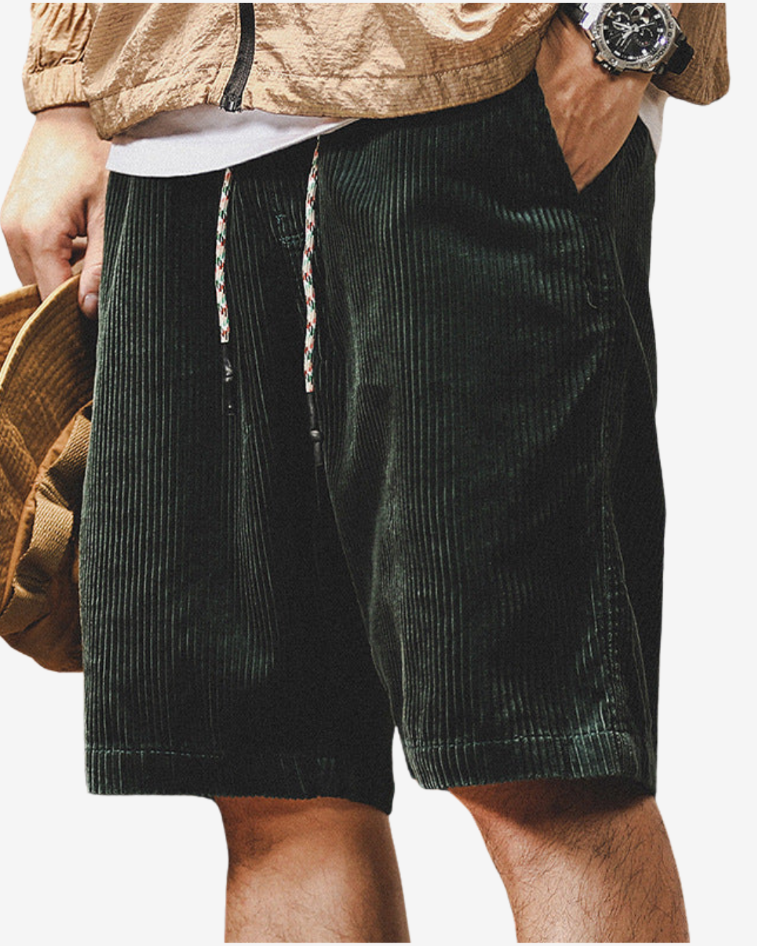 Heren Korte Broek Corduroy Stijlvol 4