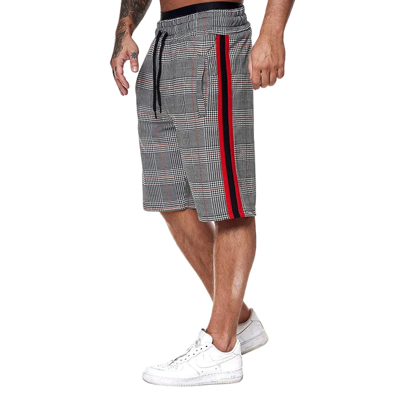 Heren Korte Broek Geruit Casual Stijl 0
