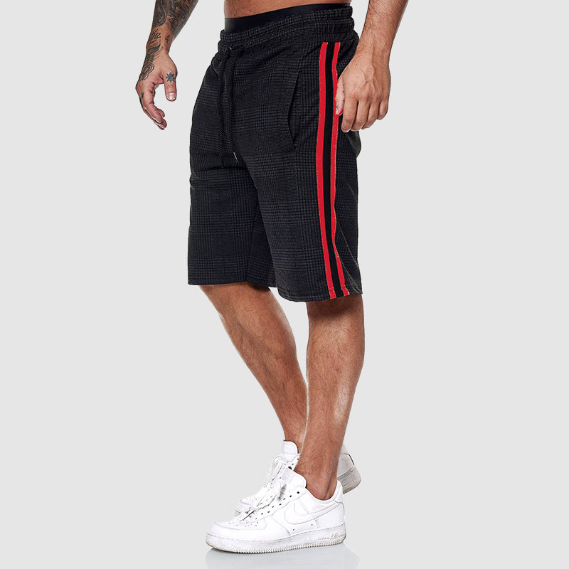 Heren Korte Broek Geruit Casual Stijl 2