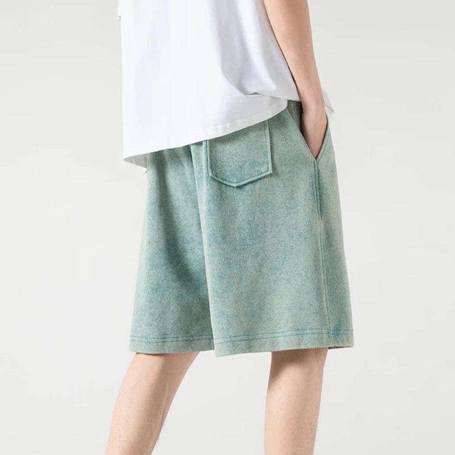 Heren Korte Broek Met Touwtjes van 100% Katoen, Uniek Ontwerp, Casual Shorts 3